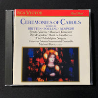 CD Ceremonies of Carols-RCA Victor 1988-Britten-Respighi-Poulenc-Michael Korn