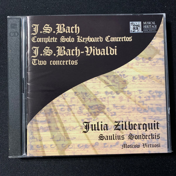 CD Julia Zilberquit 'J.S. Bach Complete Solo Concertos' Saulius Sondeckis MHS