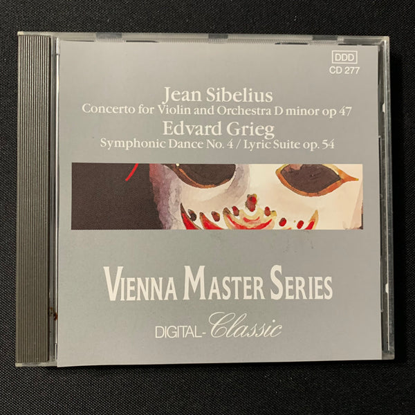 CD Sibelius 'Concerto For Violin and Orchestra'/Grieg 'Symphonic Dance No. 4'