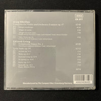 CD Sibelius 'Concerto For Violin and Orchestra'/Grieg 'Symphonic Dance No. 4'