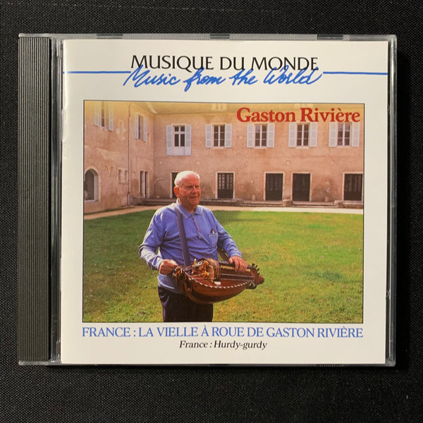 CD France-La Vielle a Roue de Gaston Riviere import hurdy-gurdy Musique du Monde