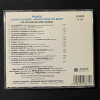 CD Les Ecoliers de St. Genest 'Danses du Berry' French traditional hurdy-gurdy