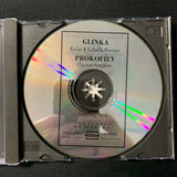 CD Glinka-Overture to Ruslan and Ludmilla Prokofiev-Symphony No. 1 Classical '92