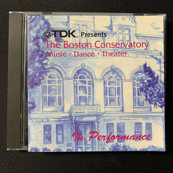 CD TDK Presents Boston Conservatory In Performance 1994 wind ensemble chorale