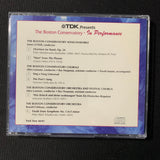 CD TDK Presents Boston Conservatory In Performance 1994 wind ensemble chorale