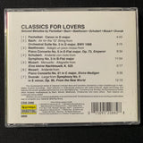 CD Classics For Lovers (1992) Pachelbel/Bach/Schubert/Dvorak/Mozart/Beethoven