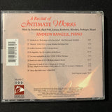 CD Andrew Rangell 'A Recital of Intimate Works' solo piano Beethoven Mozart 1995