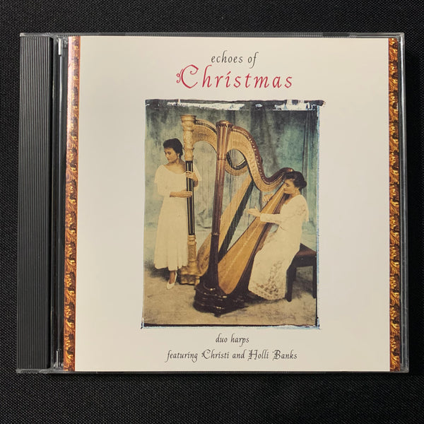 CD Echoes of Christmas 1992 Benson duo harps Christi and Holli Banks holiday