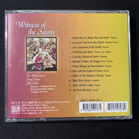 CD Notre Dame Folk Choir 'Witness of the Saints' (2003) Catholic hymns psalms