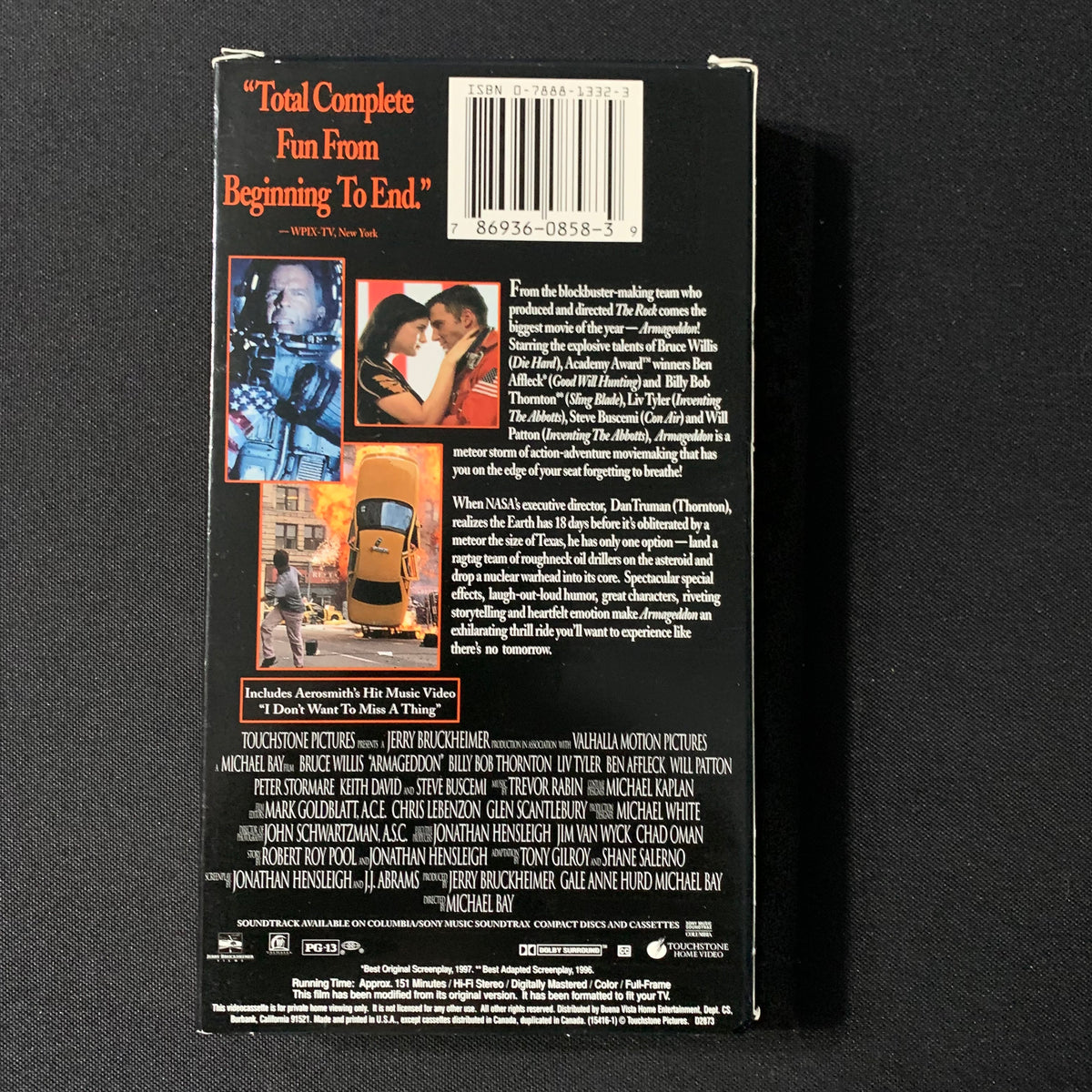 VHS Armageddon (1997) Bruce Willis, Ben Affleck, Liv Tyler, Billy Bob ...