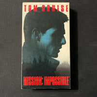 VHS Mission: Impossible (1996) Tom Cruise, Jon Voight, Emmanuelle Hart, Jean Reno