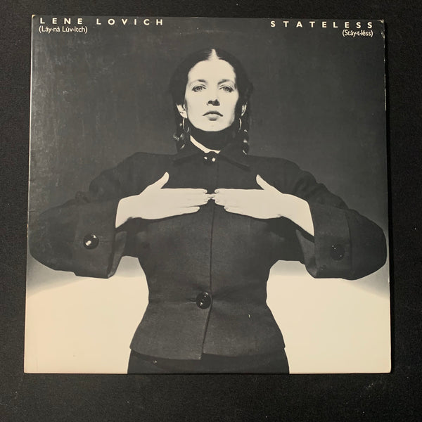 LP Lene Lovich 'Stateless' (1979) VG+/VG+ vinyl record synth pop
