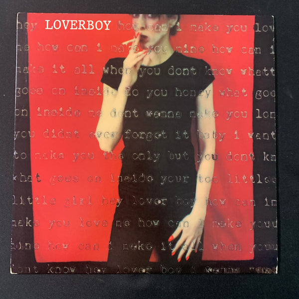 LP Loverboy self-titled (1980) vinyl hard rock Turn Me Loose, The Kid Is Hot Tonite