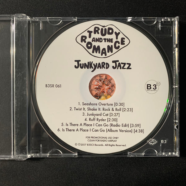 CD Trudy and the Romance 'Junkyard Jazz' (2017) advance DJ radio promo