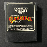 COLECOVISION Carnival tested video game cartridge shooting gallery fun