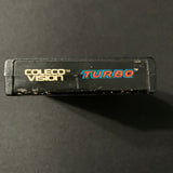 COLECOVISION Turbo tested video game cartridge auto racing arcade classic