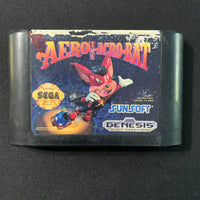 SEGA GENESIS Aero the Acro-bat Sunsoft tested video game cartridge platform