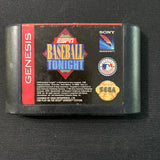 SEGA GENESIS ESPN Baseball Tonight 1994 tested sports video game cartridge