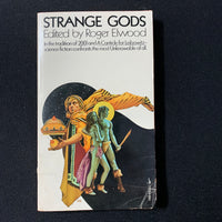 BOOK Roger Elwood (ed) 'Strange Gods' (1974) PB science fiction anthology