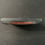 SEGA GENESIS Ex-Mutants tested video game cartridge platform combat