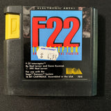 SEGA GENESIS F22 Interceptor tested video game cartridge Electronic Arts 1991