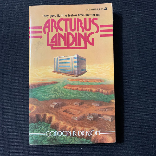 BOOK Gordon R. Dickson 'Arcturus Landing' (1978) Ace PB science fiction