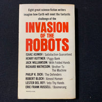 BOOK Roger Elwood (ed) 'Invasion of the Robots' (1969) Philip K. Dick, Isaac Asimov