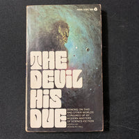 BOOK Douglas Hill (ed) 'The Devil His Due' (1969) PB science fiction Michael Moorcock