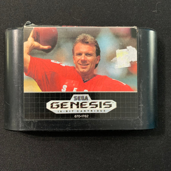 SEGA GENESIS Joe Montana Sports Talk Football tested cartridge sports 670-1762