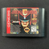 SEGA GENESIS Judge Dredd tested video game cartridge Acclaim 1995 clean label!