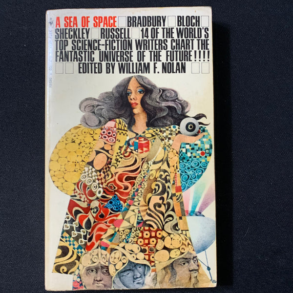 BOOK William F. Nolan (ed) 'A Sea of Space' (1970) PB science fiction anthology