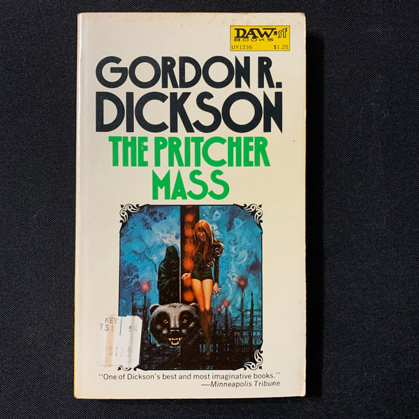 BOOK Gordon R. Dickson 'The Pritcher Mass' (1973) PB DAW science fiction