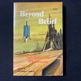 BOOK Richard J. Hurley (ed) 'Beyond Belief'(1973) PB Scholastic science fiction anthology