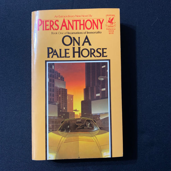 BOOK Piers Anthony 'On a Pale Horse' (1984) PB science fiction