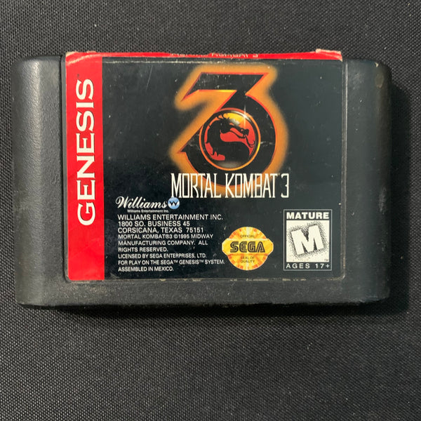 SEGA GENESIS Mortal Kombat 3 (1995) tested working cartridge