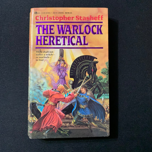 BOOK Christopher Stasheff 'The Warlock Heretical' (1987) PB fantasy