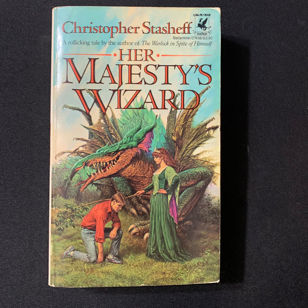 BOOK Christopher Stasheff 'Her Majesty's Wizard' (1986) PB fantasy science fiction