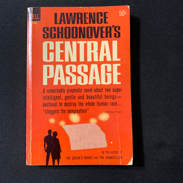 BOOK Lawrence Schoonover 'Central Passage' (1964) PB Dell science fiction