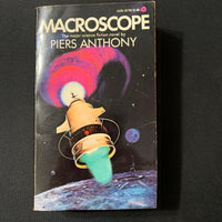 BOOK Piers Anthony 'Macroscope' (1969) PB science fiction novel