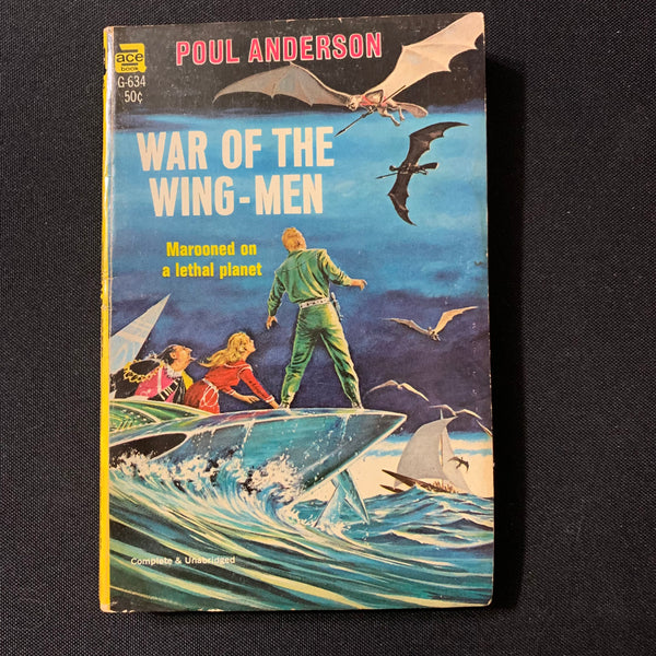 BOOK Poul Anderson 'War of the Wing-Men' (1958) PB pulp science fiction