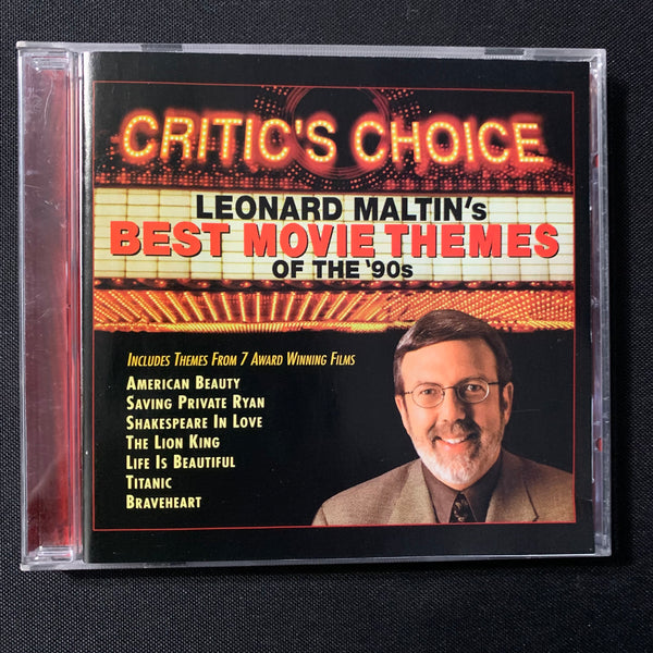 CD Leonard Maltin 'Critic's Choice' Best Movie Themes of 90s Titanic Lion King