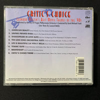 CD Leonard Maltin 'Critic's Choice' Best Movie Themes of 90s Titanic Lion King