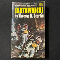BOOK Thomas N. Scortia 'Earthwreck' (1974) PB science fiction