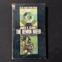 BOOK James H. Schmitz 'The Demon Breed' (1968) PB Ace science fiction