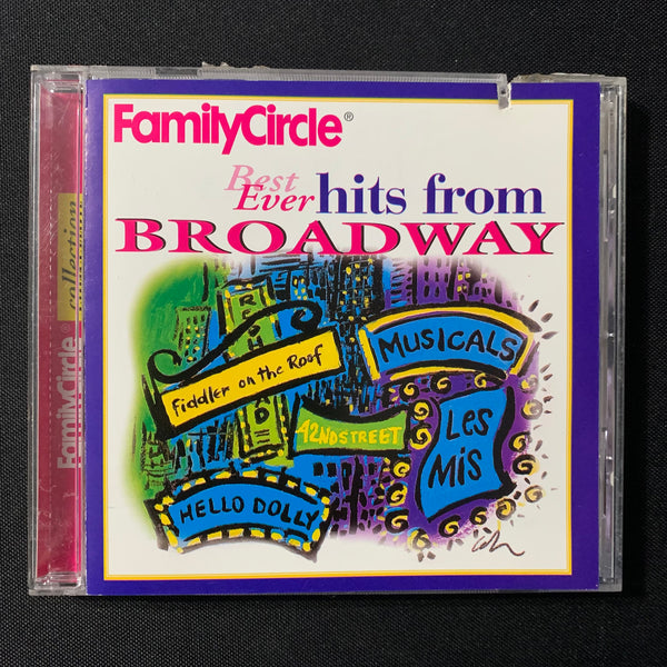 CD Family Circle Best Ever Hits From Broadway Hello Dolly/Phantom of the Opera