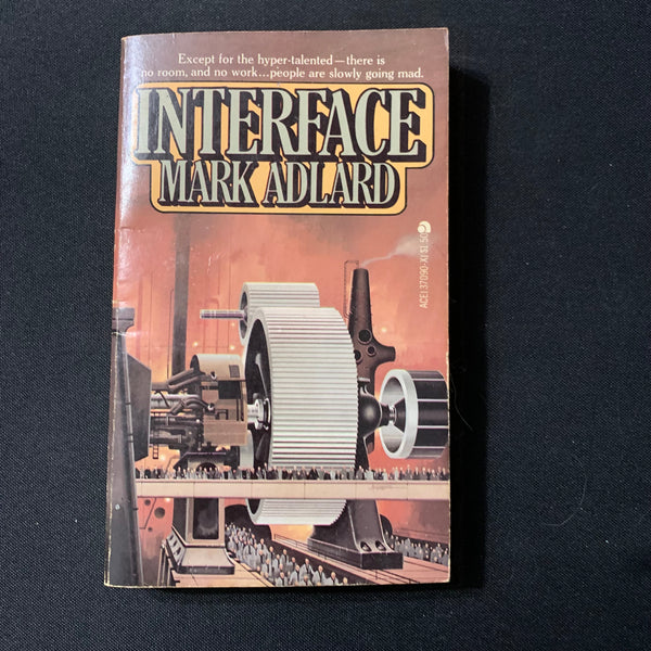 BOOK Mark Adlard 'Interface' (1977) PB science fiction Ace