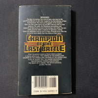 BOOK Robert Adams 'Champion of the Last Battle' (1983) PB fantasty Horseclans #11