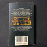 BOOK Robert Adams 'Champion of the Last Battle' (1983) PB fantasty Horseclans #11