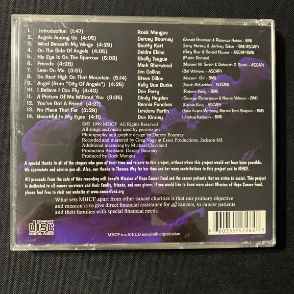 CD Mission Of Hope Cancer Fund 'We Believe In Angels: Songs of Inspiration' 1999