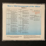 CD Rock and Roll Commercials Vol 1 The 1950s - Alan Freed/Dick Clark/Buddy Holly